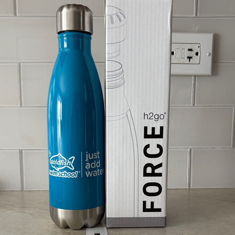 Blue Stainless Steel Water Bottle